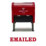 EMAILED Office Self-Inking Office Rubber Stamp