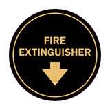 Signs ByLITA Circle Fire Extinguisher Sign