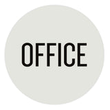 Circle OFFICE Wall / Door Sign