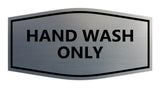 Signs ByLITA Fancy Hand Wash Only Sign