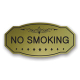 NO SMOKING Victorian Door / Wall Sign