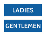 Signs ByLITA Basic Ladies and Gentlemen Sign Set