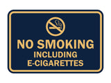 Signs ByLITA Classic Framed No Smoking Including E-Cigarettes Sign