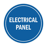 Signs ByLITA Circle Electrical Panel Sign