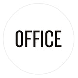 Circle OFFICE Wall / Door Sign