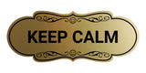 Designer Keep Calm Wall or Door Sign