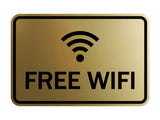 FREE WIFI AVAILABLE Wall / Door Sign