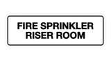 Signs ByLITA Standard Fire Sprinkler Riser Room Sign