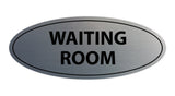 Oval Waiting Room Sign