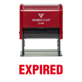 Expired Self Inking Rubber Stamp
