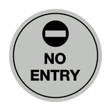 Signs ByLITA Circle No Entry Sign