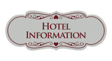 Signs ByLITA Designer Hotel Information Sign