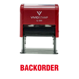 Backorder Self Inking Rubber Stamp