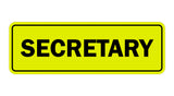 Signs ByLITA Standard Secretary Sign