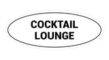 Signs ByLITA Oval Cocktail Lounge Sign