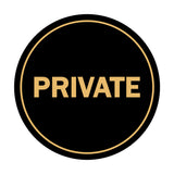 Signs ByLITA Circle Private Sign