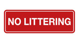 Signs ByLITA Standard No Littering Sign