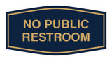 Signs ByLITA Fancy No Public Restroom Sign