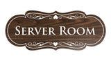 Signs ByLITA Designer Server Room Sign