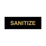 Signs ByLITA Basic Sanitize Sign