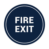 Signs ByLITA Circle Fire Exit Sign