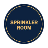 Signs ByLITA Circle Sprinkler Room Sign