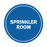 Signs ByLITA Circle Sprinkler Room Sign