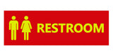 Signs ByLITA Basic Unisex Restroom Sign