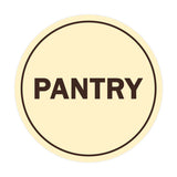 Signs ByLITA Circle Pantry Sign