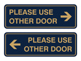Signs ByLITA Standard Please Use Other Door Sign Set