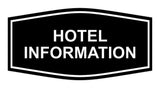 Signs ByLITA Fancy Hotel Information Sign