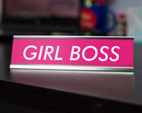 Girl Boss Novelty Desk Sign