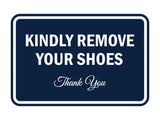 Signs ByLITA Classic Framed Kindly Remove Your Shoes