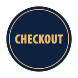 Signs ByLITA Circle Checkout Sign