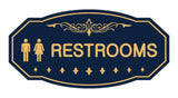 Victorian Unisex Restroom Sign