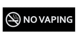 Signs ByLITA Basic No Vaping Sign