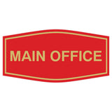 Fancy Main Office Sign