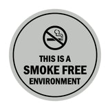 Signs ByLITA Circle This Is A Smoke Free Environment Sign