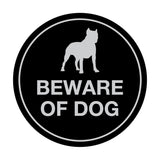 Signs ByLITA Circle Beware Of Dog Sign