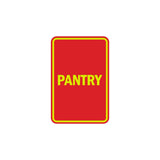Portrait Round Pantry Sign
