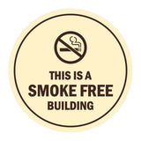 Signs ByLITA Circle This is a smoke free building Sign