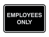 Signs ByLITA Classic Framed Employees Only Sign