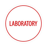 Signs ByLITA Circle Laboratory Sign
