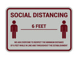 Classic Framed Social Distancing Sign