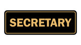 Signs ByLITA Standard Secretary Sign