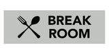 Signs ByLITA Basic Break Room Sign