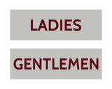 Signs ByLITA Basic Ladies and Gentlemen Sign Set
