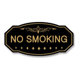 NO SMOKING Victorian Door / Wall Sign