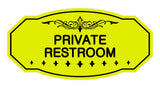 Victorian Private Restroom Sign