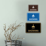 Classic Framed Showers Wall or Door Sign